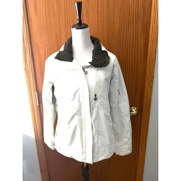 Columbia White Winter Jacket - Size Medium - Picture 1 of 9